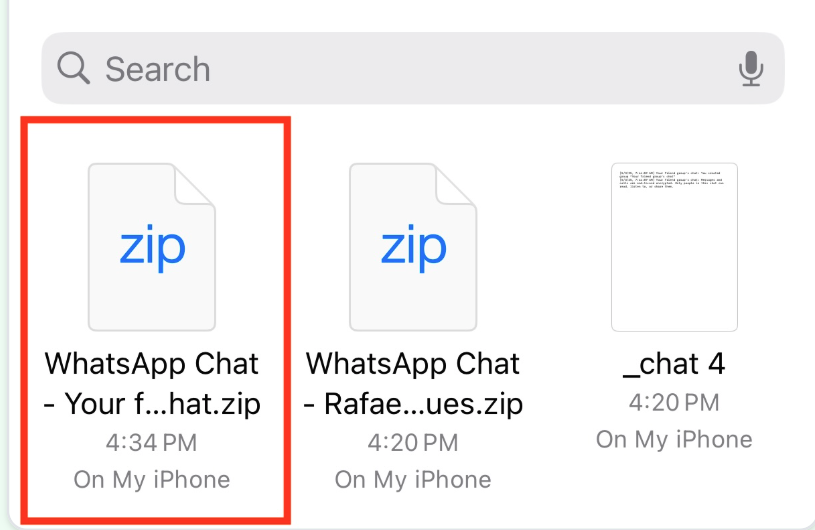 Screenshot of the file upload interface